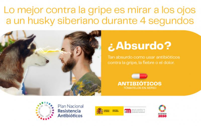 Sanidad y AEMPS recuperan el eslogan “Antibióticos: tómatelos en serio” en una nueva campaña frente a la resistencia